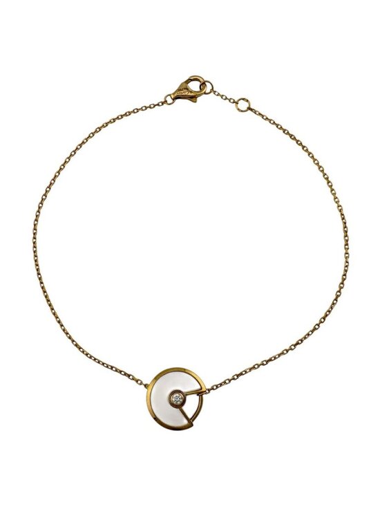 Cartier Jewelry - Cartier Amulet Bracelet 18k Yellow Gold Mazar of Pearl